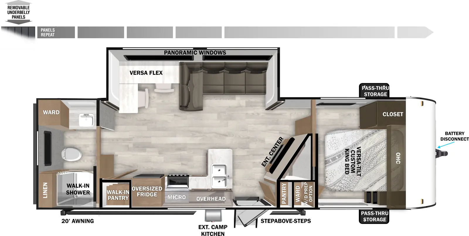 Wildwood 26RBS Floorplan